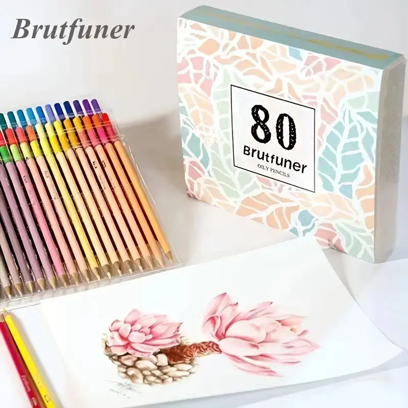 Brutfuner 80 Colors Oily Color Lead Graffiti Pencils