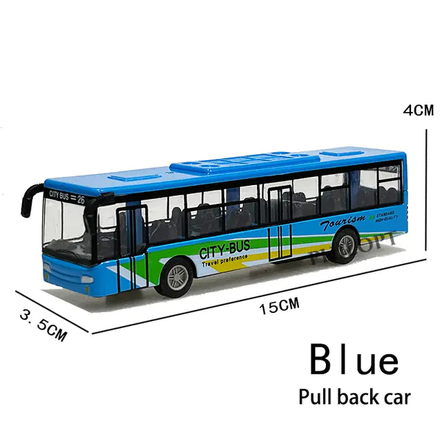Kids' Adventure Alloy School Bus Toy