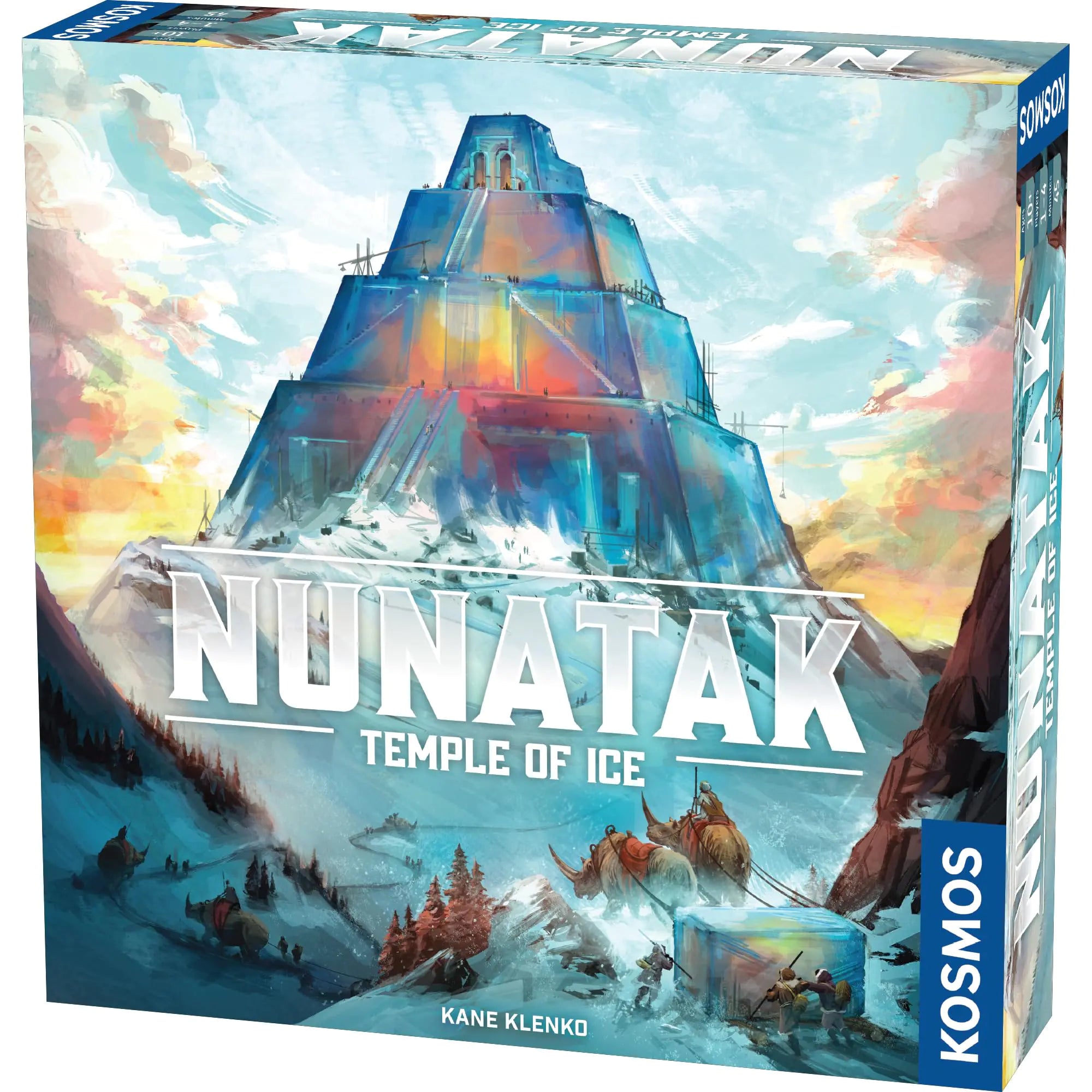 Nunatak: Temple of Ice| Strategy Game | Boardgame | Competitive Game| 2-4 Player Game | Ages 10+