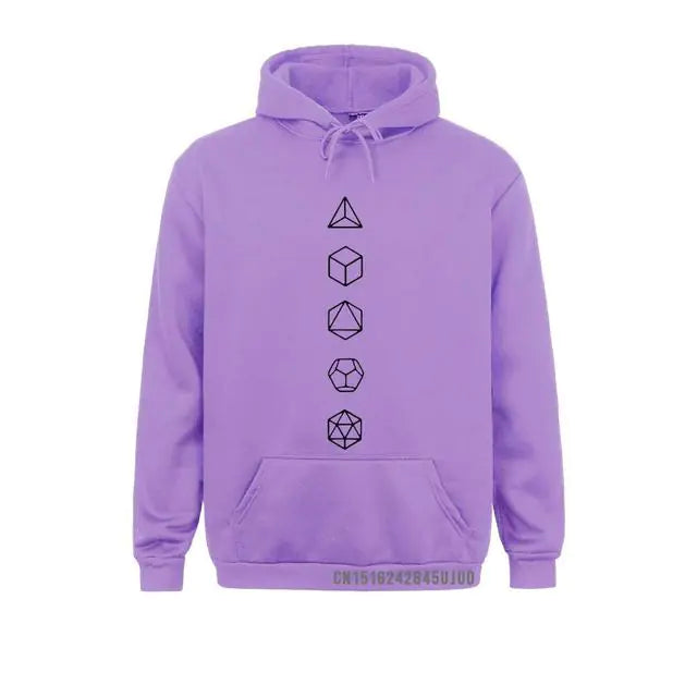 Men's Hoodie with Sacred Geometry Design