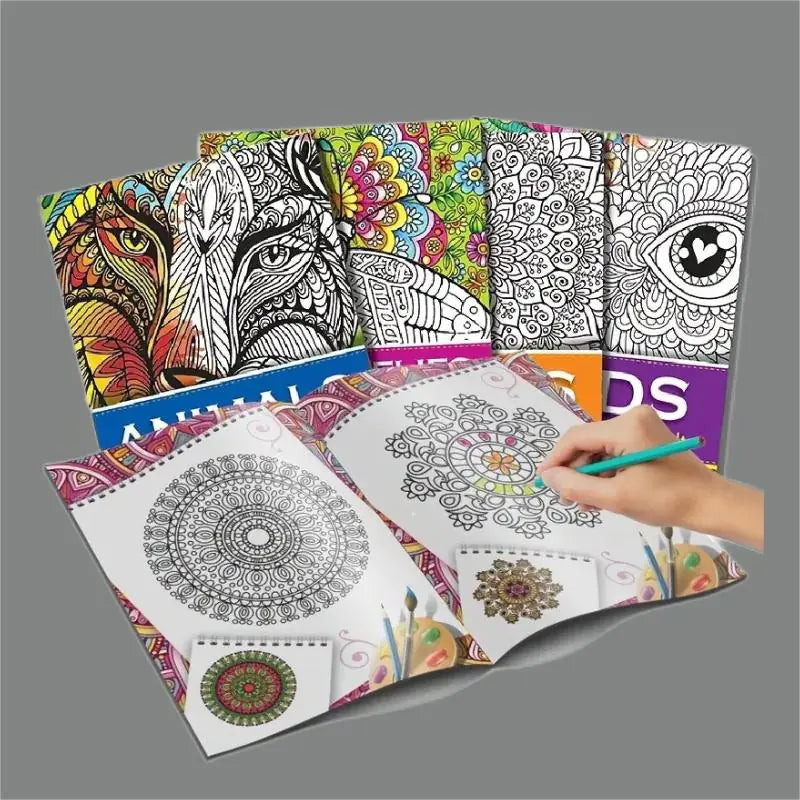 Kids' Creative Coloring & Learning Book