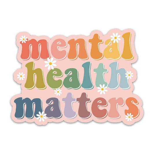 3-Piece Resilient Mind Stickers - Mental Wellness Decals