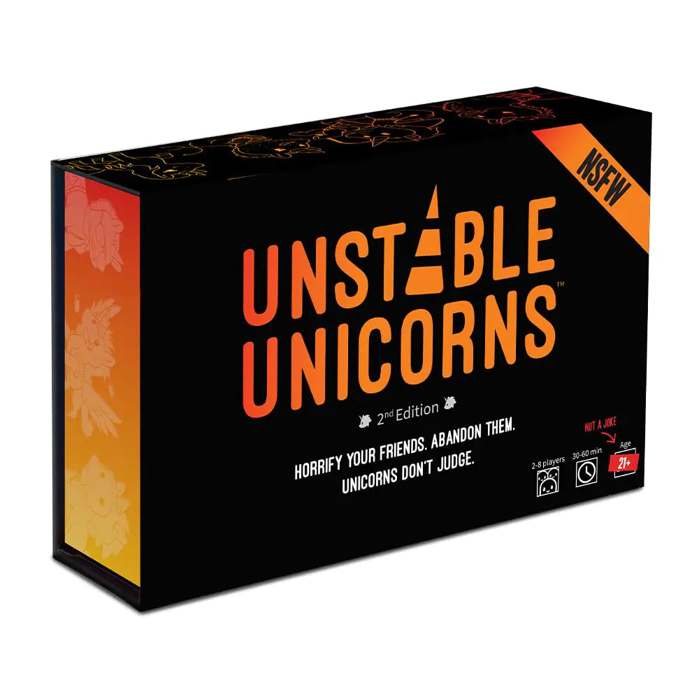 Unstable Games - Unstable Unicorns NSFW Card Game - A strategic card game and party game for adults with drinking rules available (for ages 21+)