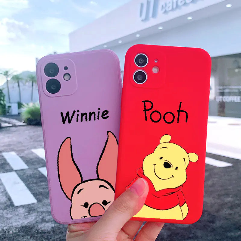 Cartoon Style Silicone Case for iPhone 11-15 Pro Max