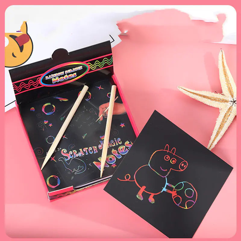 Creative Scratch Art Pad for Kids