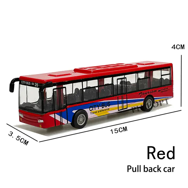 Kids' Adventure Alloy School Bus Toy