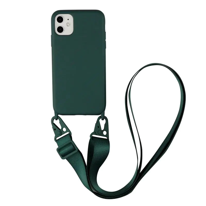 Liquid Silicone Lanyard Phone Case