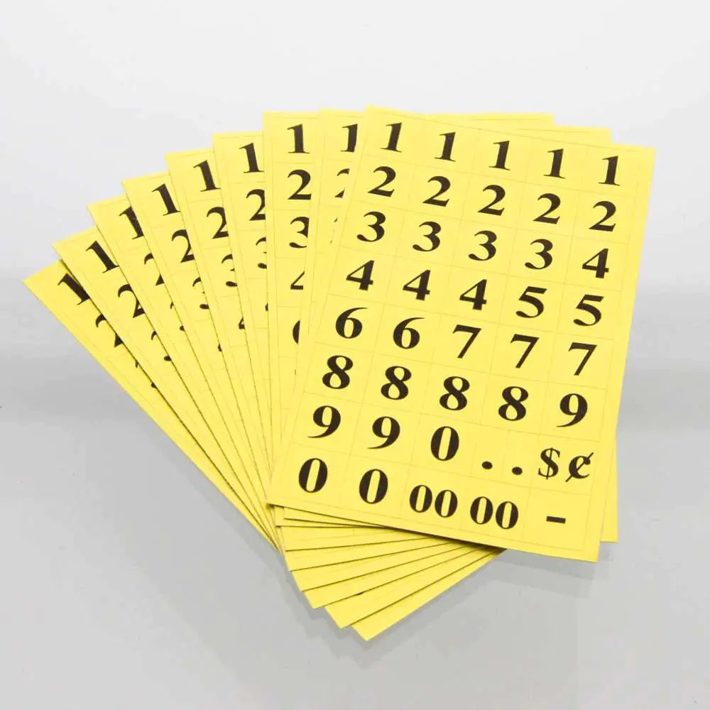 Gold Foil Number Label (378/Pack)