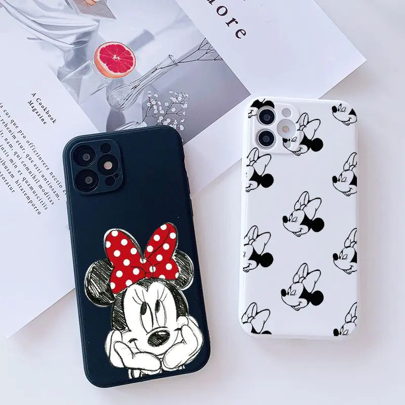 Cartoon Style Silicone Case for iPhone 11-15 Pro Max