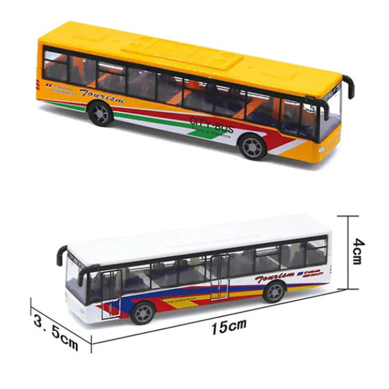 Kids' Adventure Alloy School Bus Toy