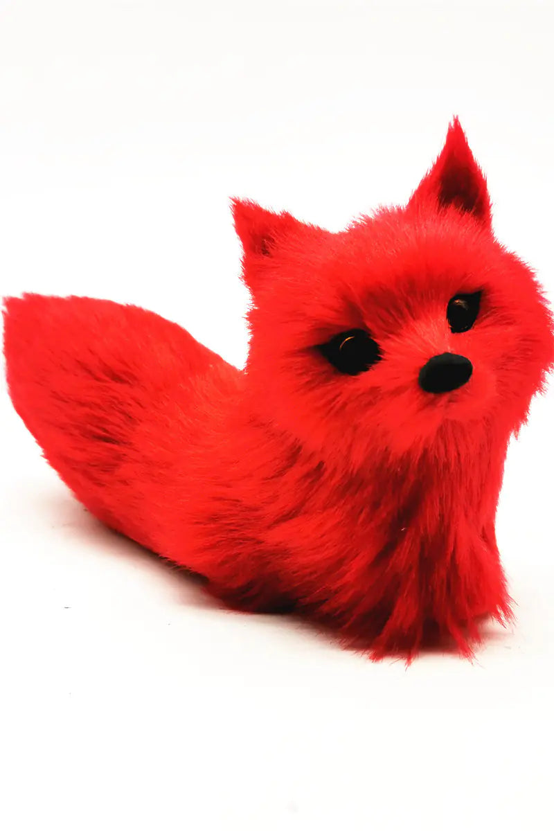 Charming Fox Statuettes - Colorful & Realistic