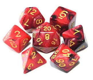 Twin-Tone Acrylic Gaming Dice
