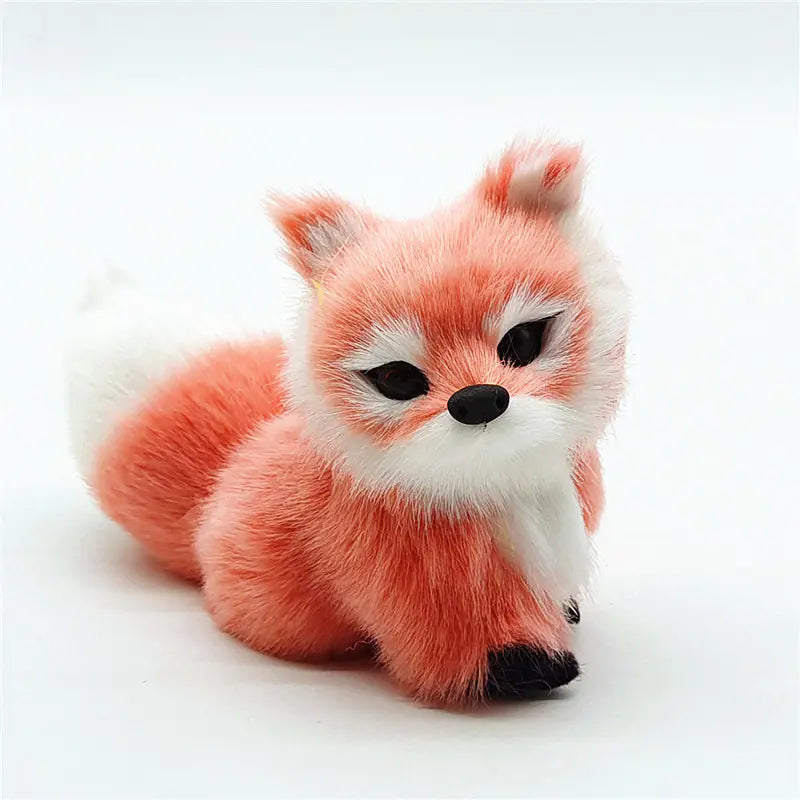 Charming Fox Statuettes - Colorful & Realistic