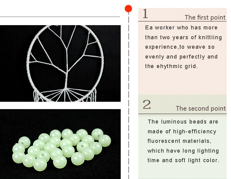 Luminous Tree of Life Dreamcatcher