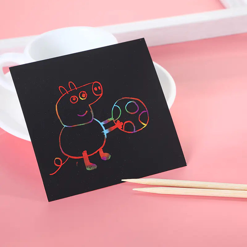 Creative Scratch Art Pad for Kids