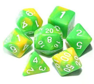 Twin-Tone Acrylic Gaming Dice