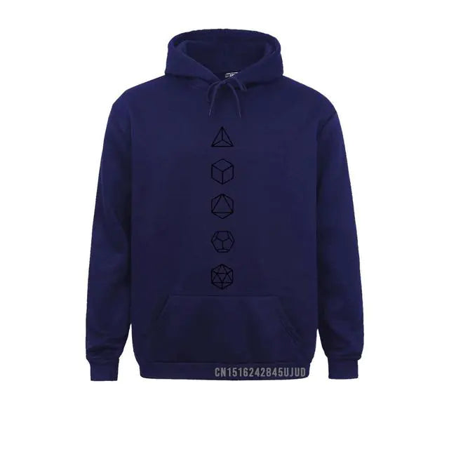 Men's Hoodie with Sacred Geometry Design
