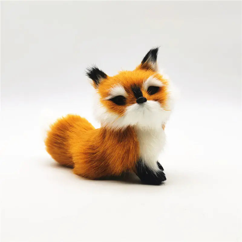 Charming Fox Statuettes - Colorful & Realistic