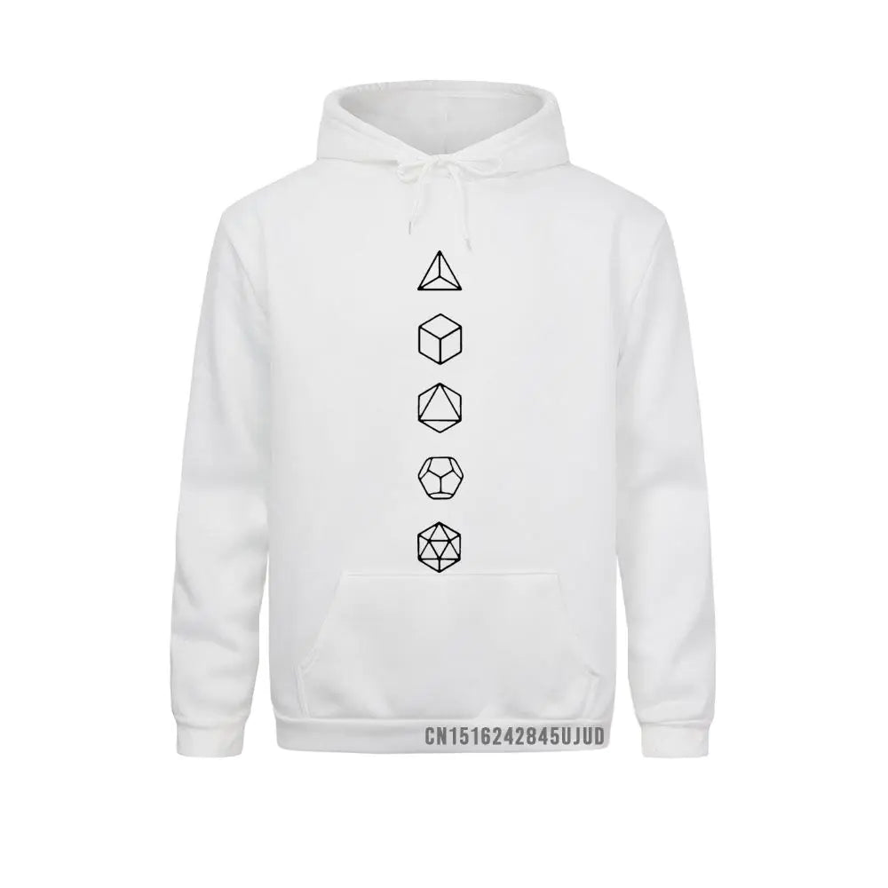 Men's Hoodie with Sacred Geometry Design