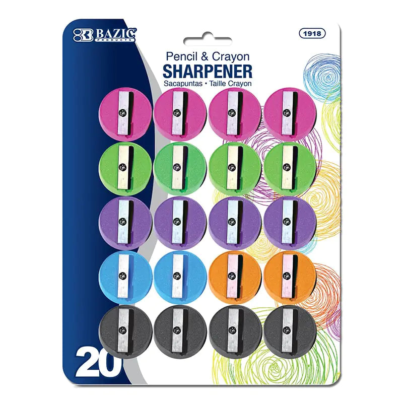 CrispPoint Pencil Sharpeners 20-Pack