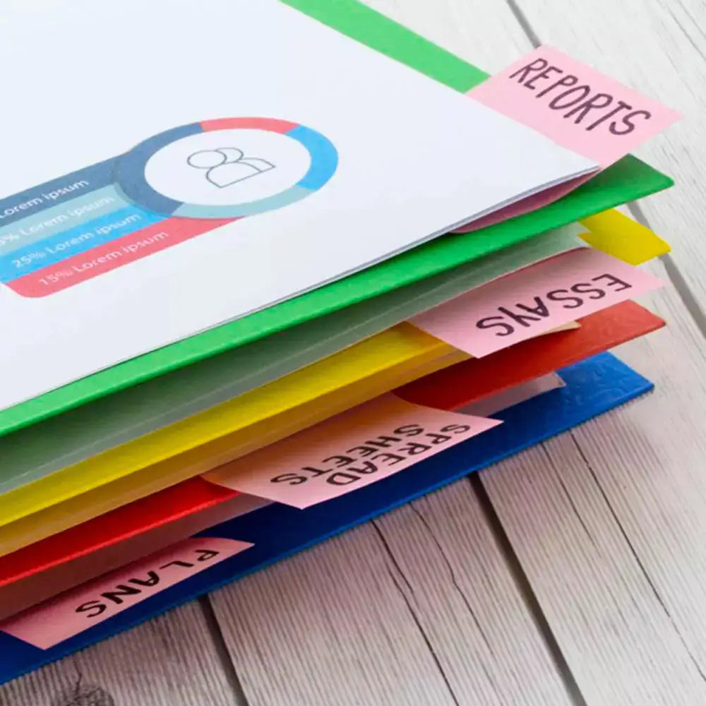 Clear View 8-Pocket Organizer Folder