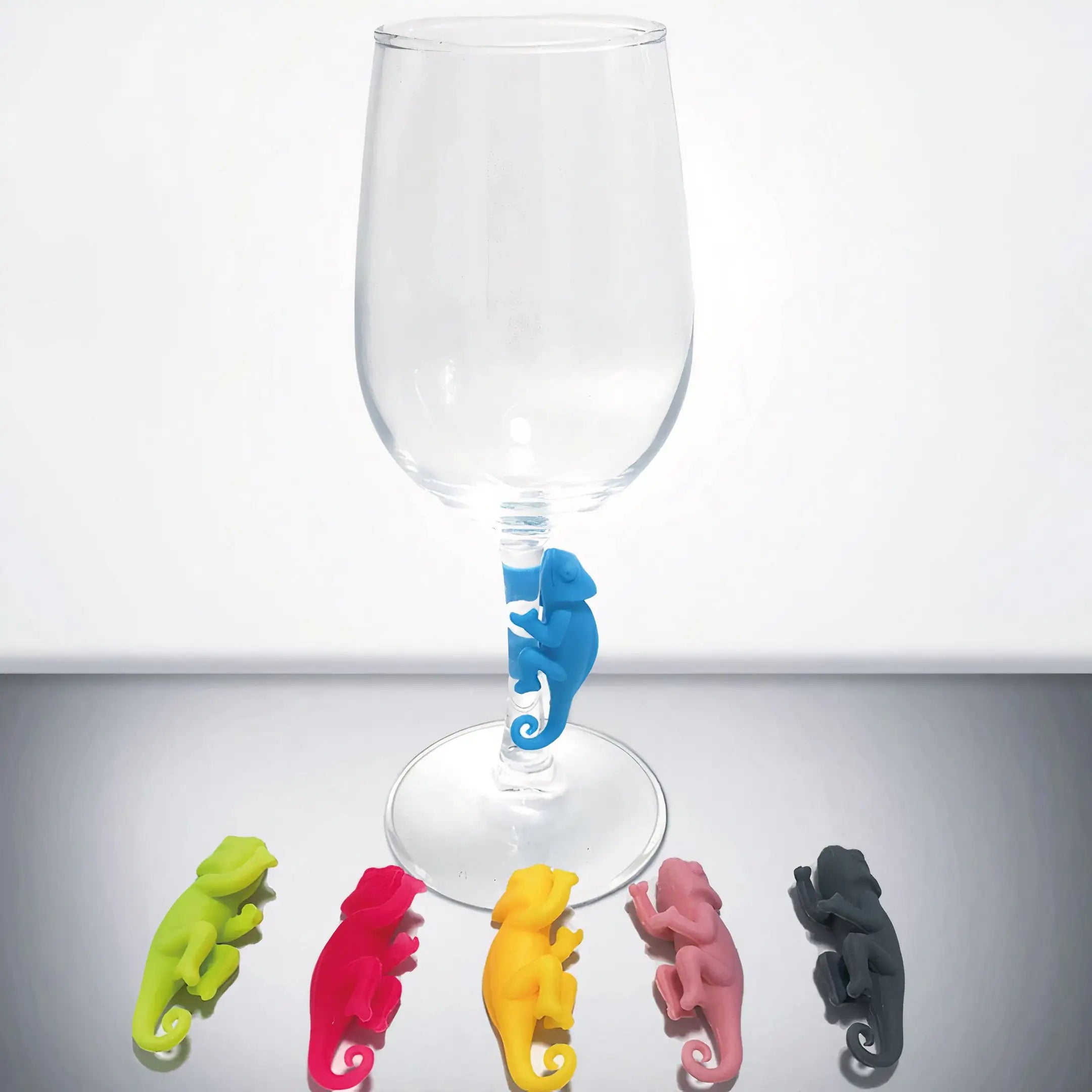 Chameleon Wine Charms