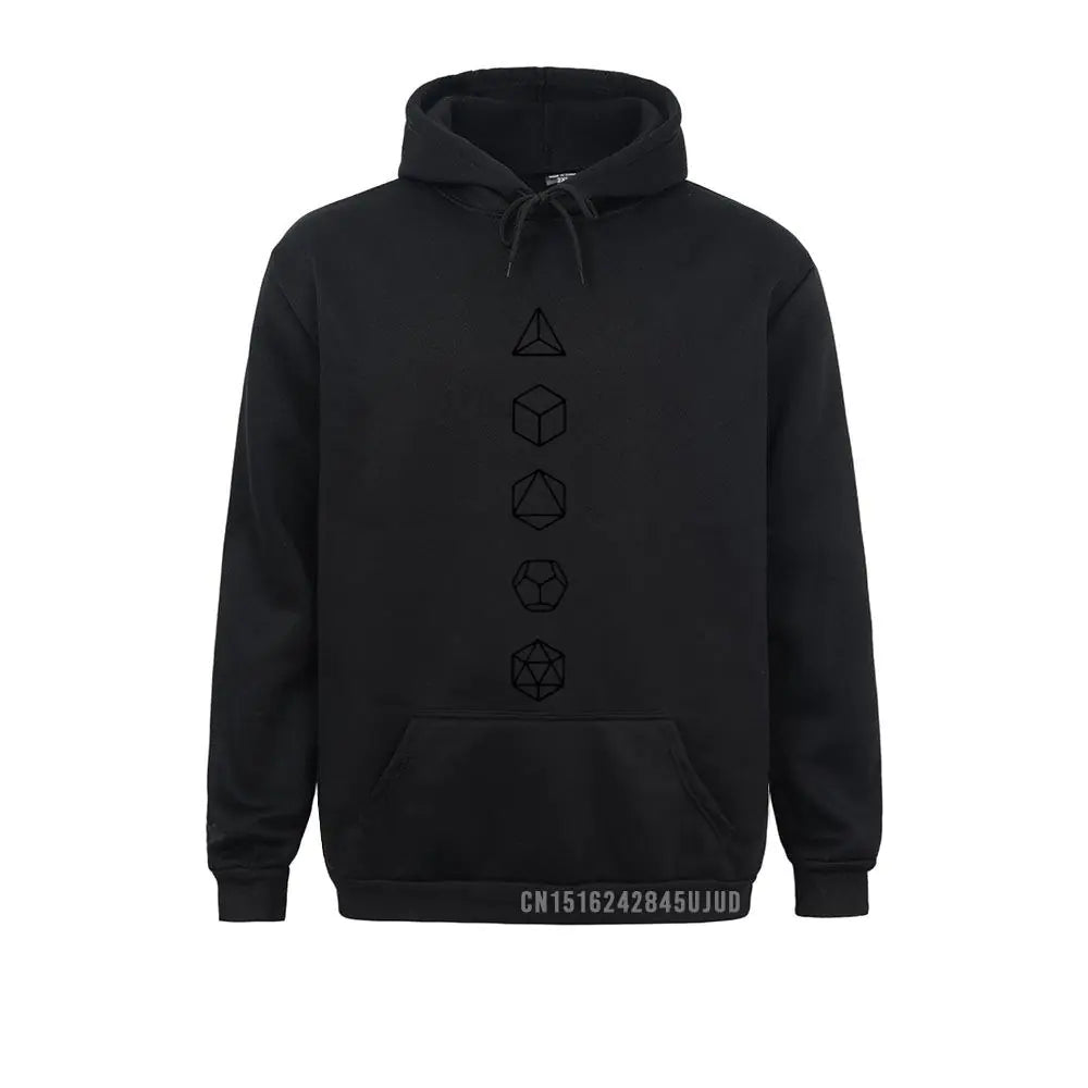 Men's Hoodie with Sacred Geometry Design