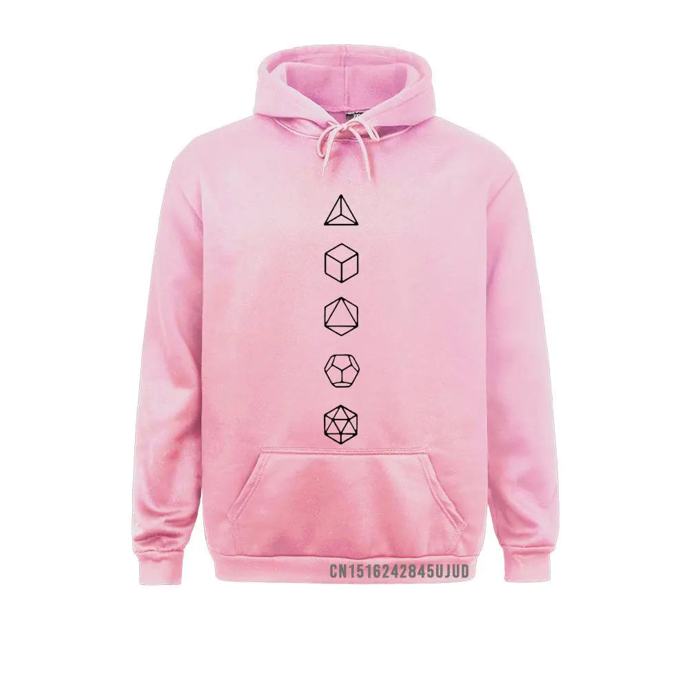 Men's Hoodie with Sacred Geometry Design