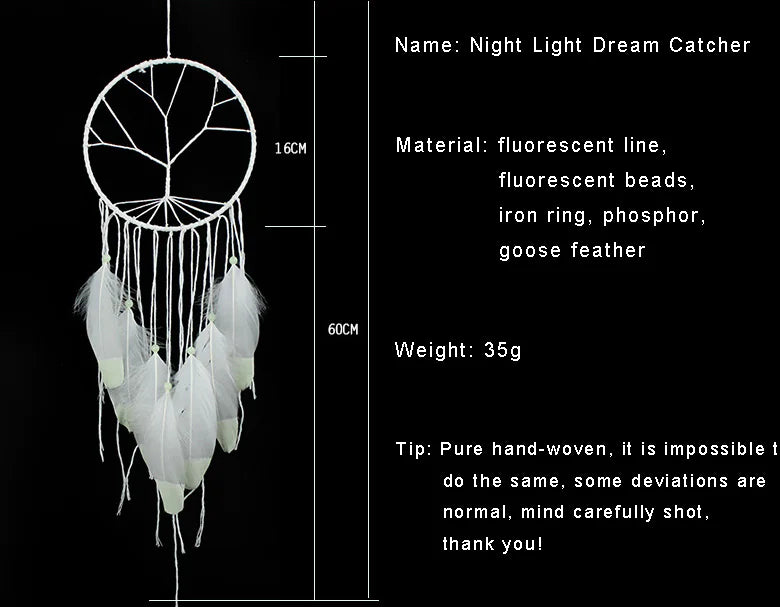 Luminous Tree of Life Dreamcatcher