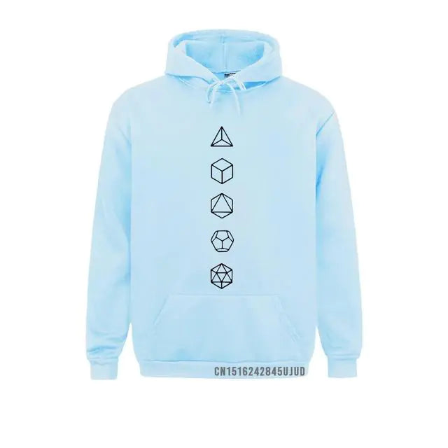Men's Hoodie with Sacred Geometry Design