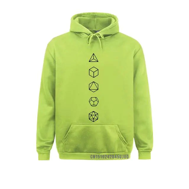 Men's Hoodie with Sacred Geometry Design
