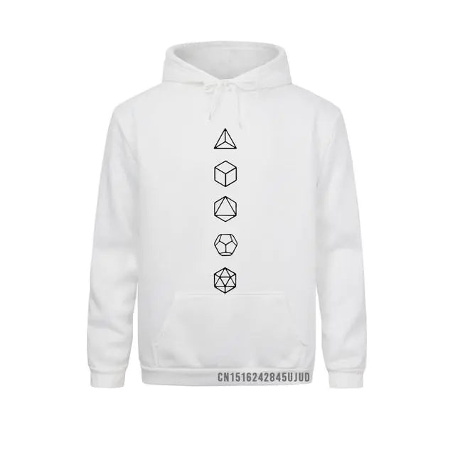 Men's Hoodie with Sacred Geometry Design