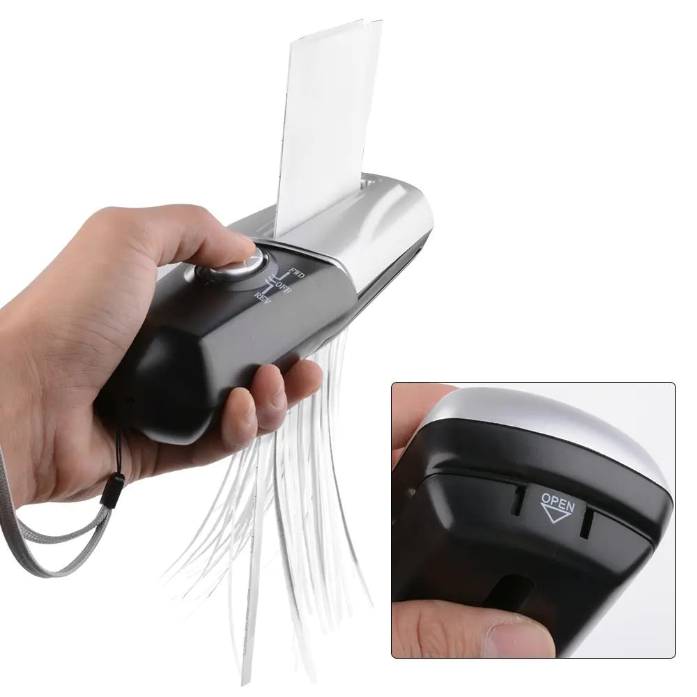 Portable Dual-Power Handheld Shredder