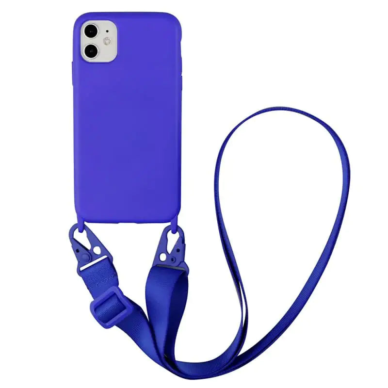 Liquid Silicone Lanyard Phone Case