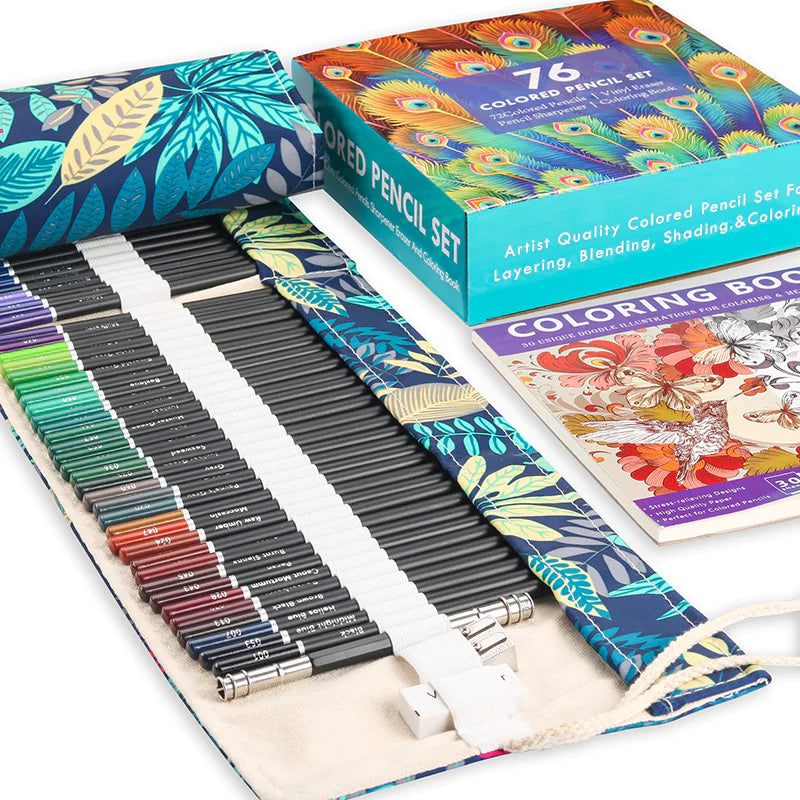 72-Hue Sketching Pencil Kit