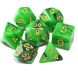 Twin-Tone Acrylic Gaming Dice