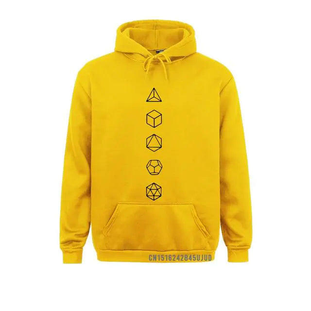 Men's Hoodie with Sacred Geometry Design