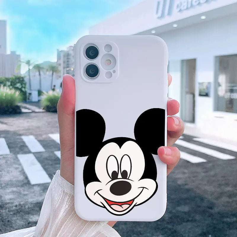 Cartoon Style Silicone Case for iPhone 11-15 Pro Max