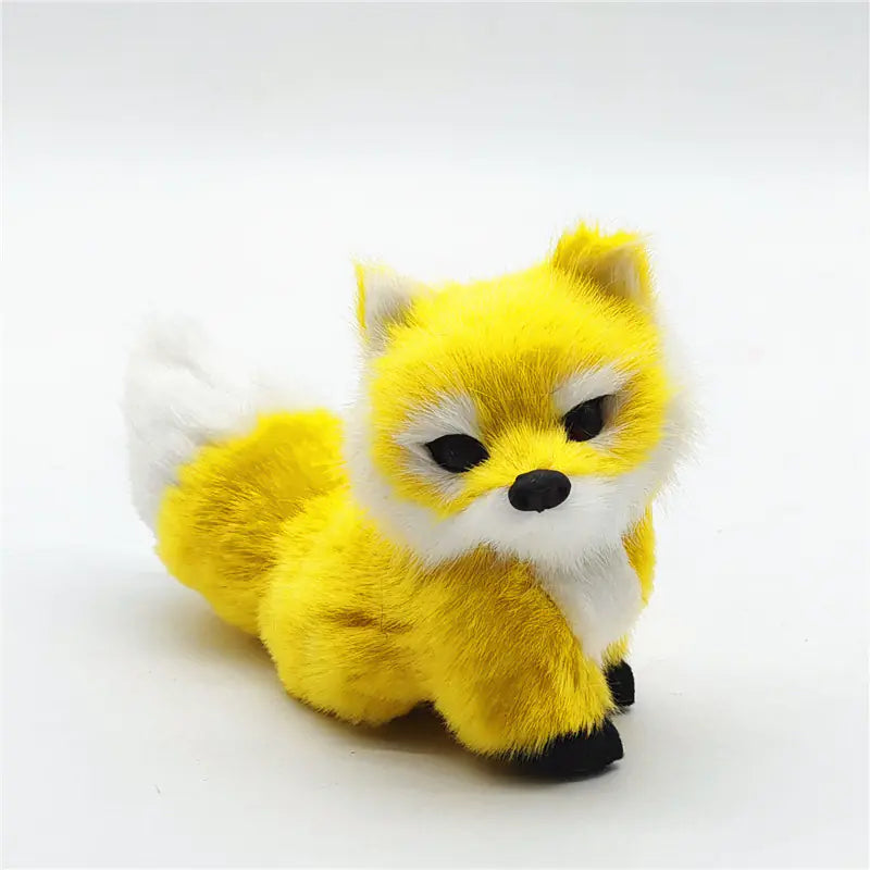 Charming Fox Statuettes - Colorful & Realistic