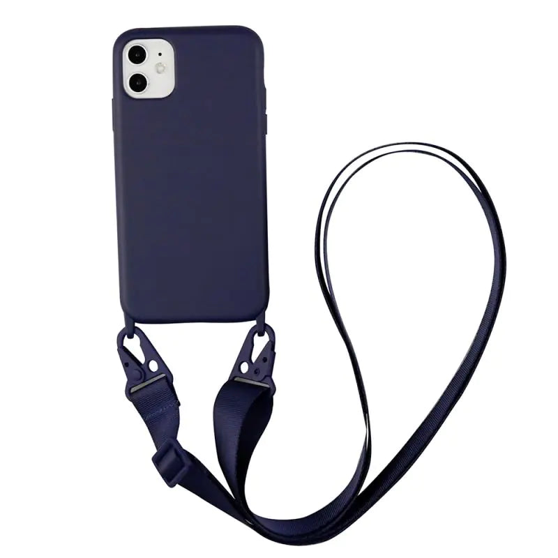 Liquid Silicone Lanyard Phone Case