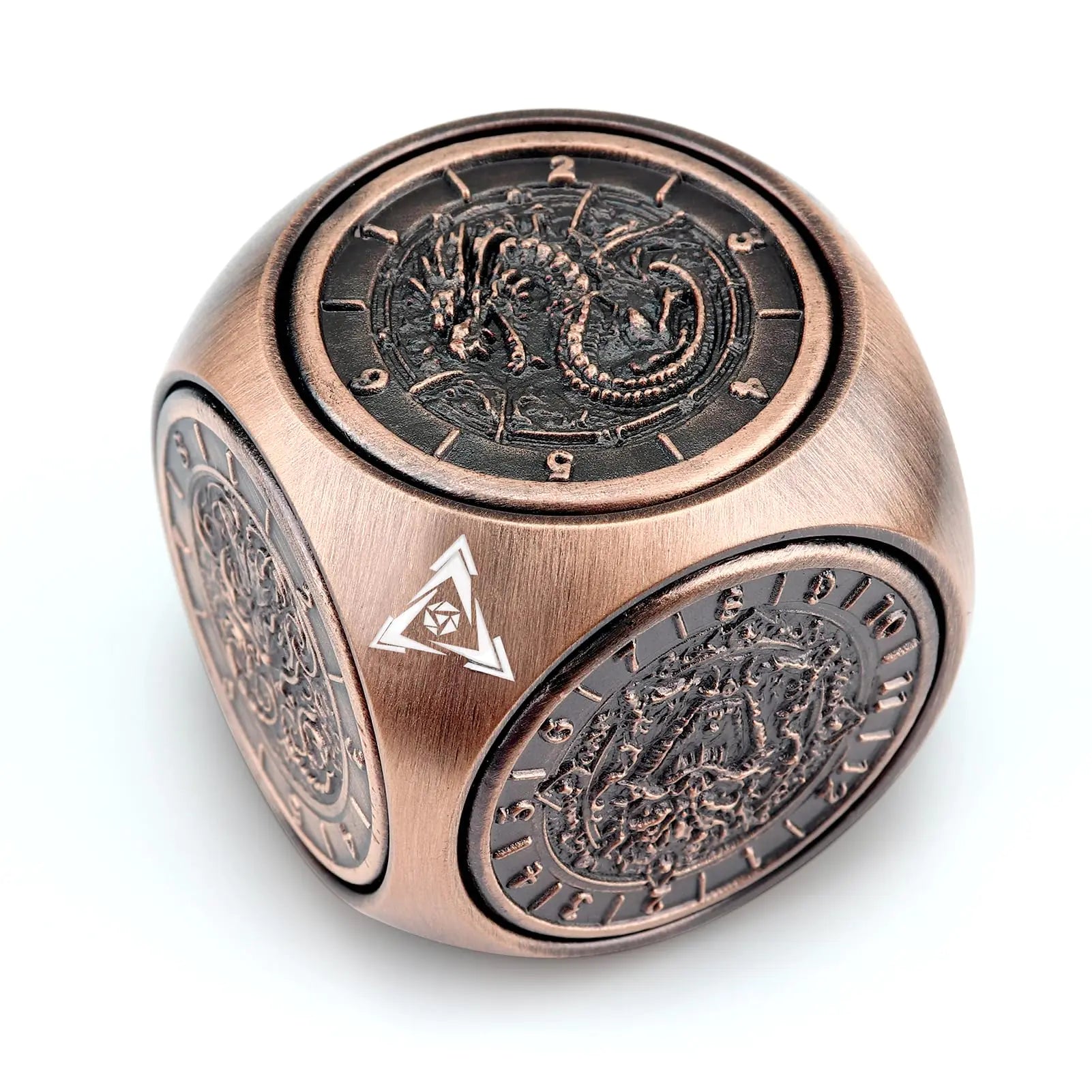 Haxtec Spinner Dice 7-in-1 Metal DND Dice Set Unique Dice Spinner Goblins Metal D&D Dice for Dungeons and Dragons DND Gifts- Dice King