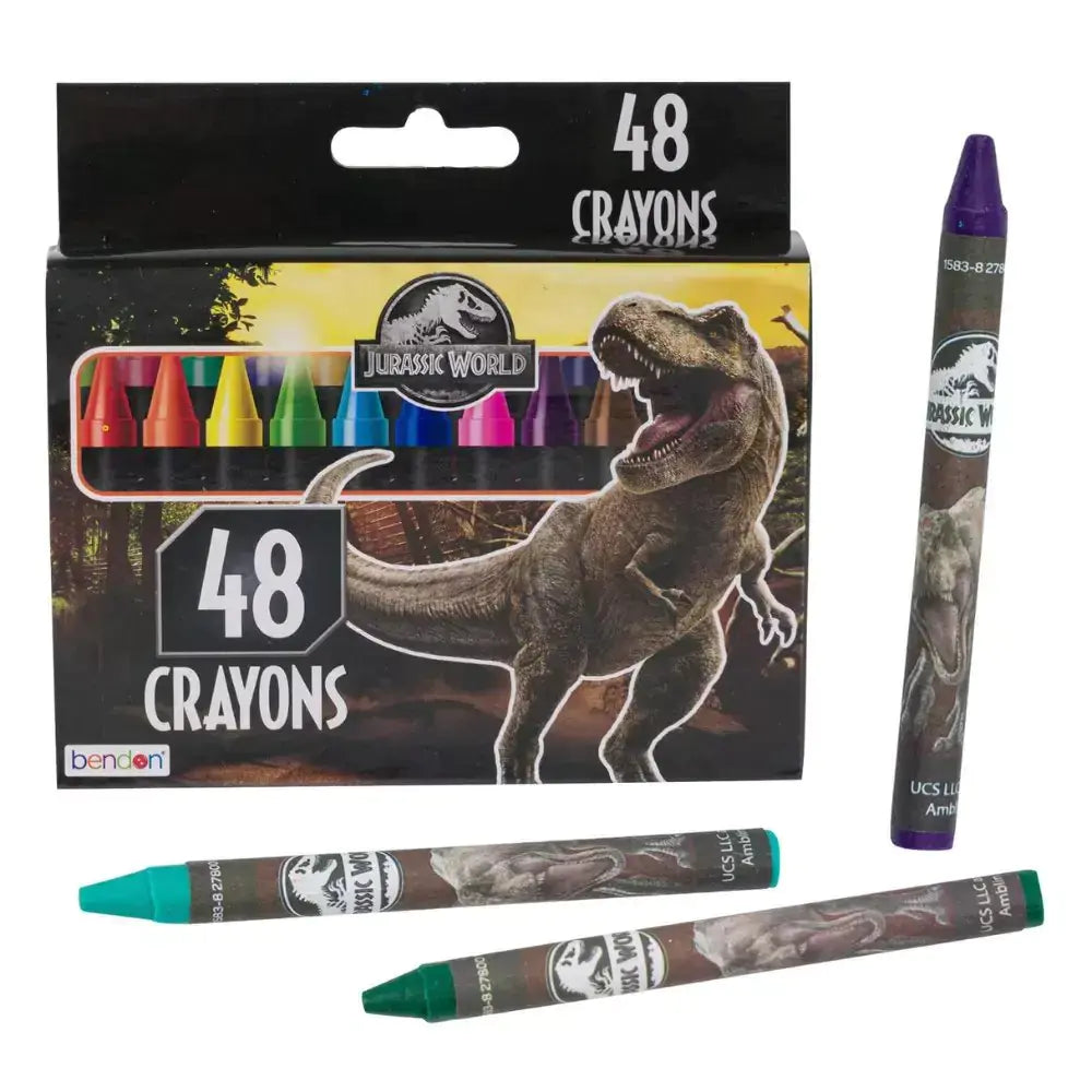 Dino Colors Crayons - 48 Count