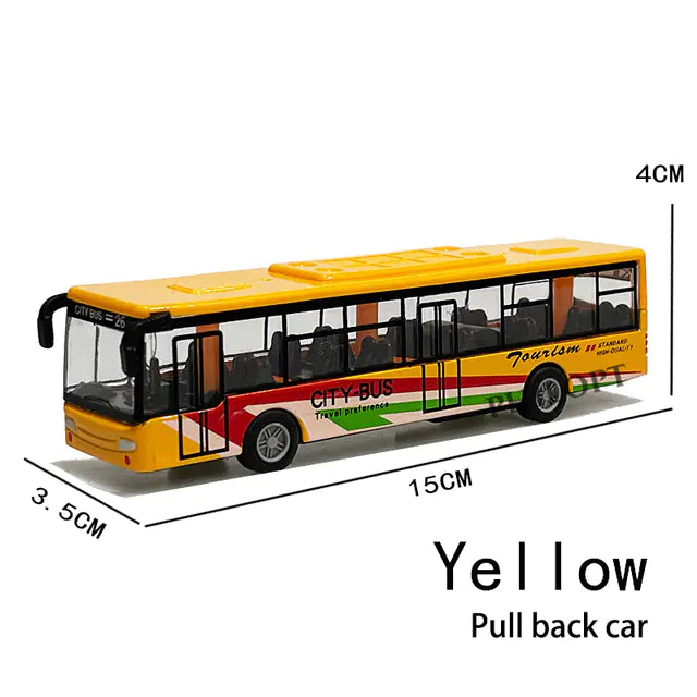 Kids' Adventure Alloy School Bus Toy