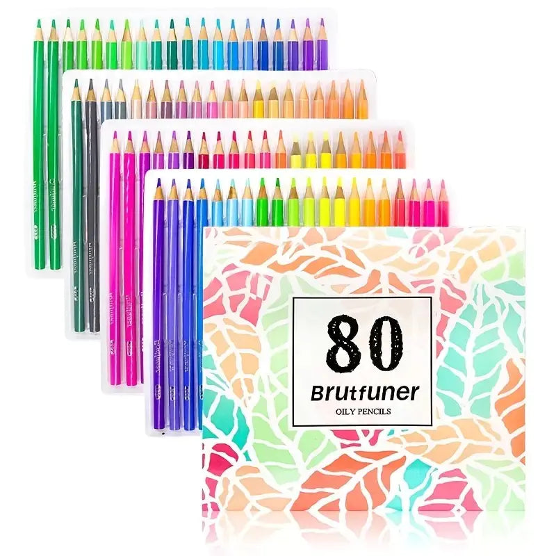 Brutfuner 80 Colors Oily Color Lead Graffiti Pencils